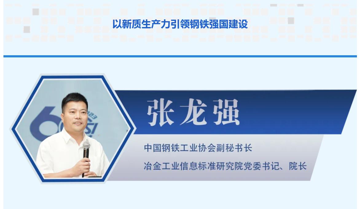 张龙强：以新质生产力引领钢铁强国建设